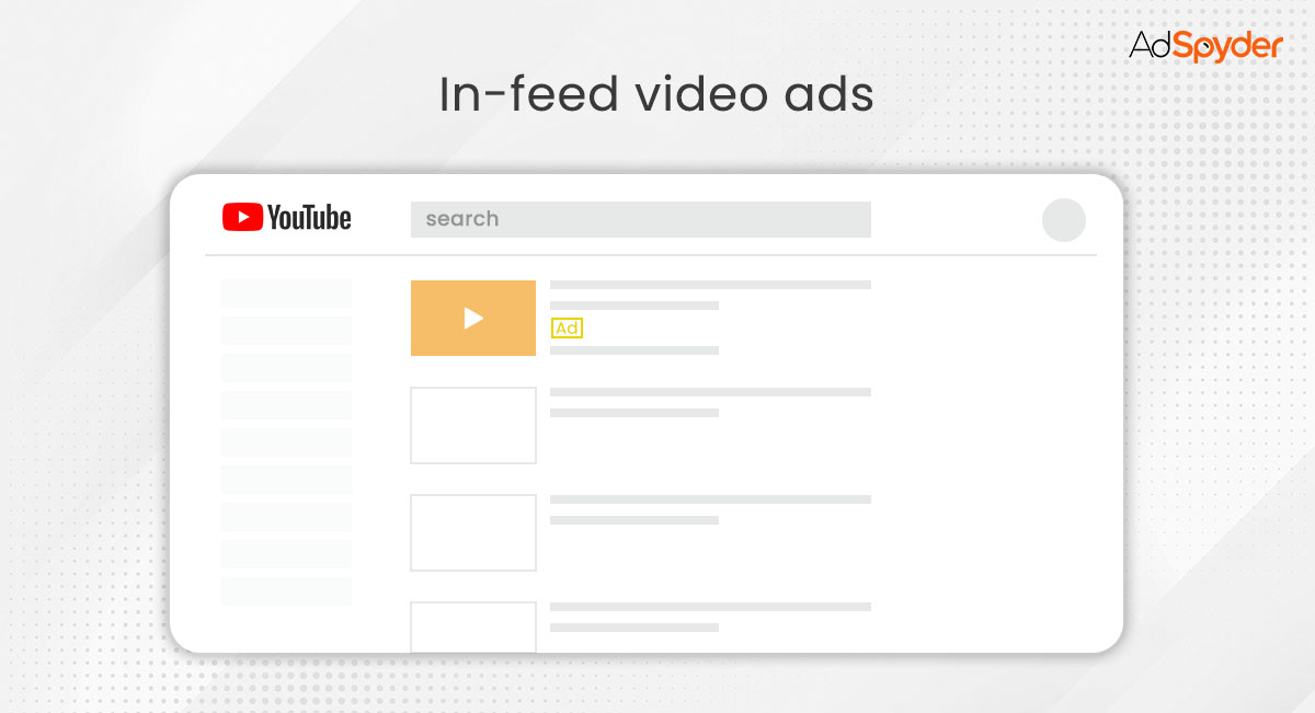 In-feed video ads