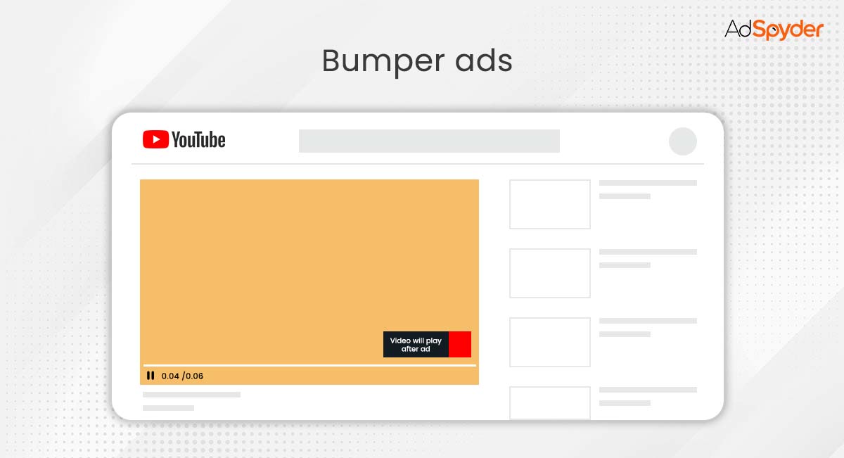 Bumper ads