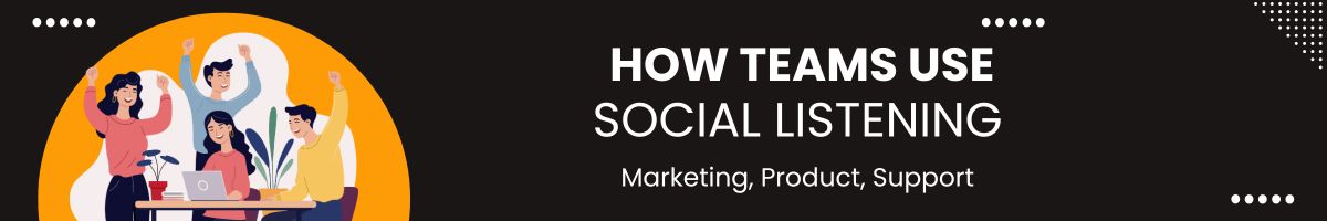 How Teams Use Social Listening