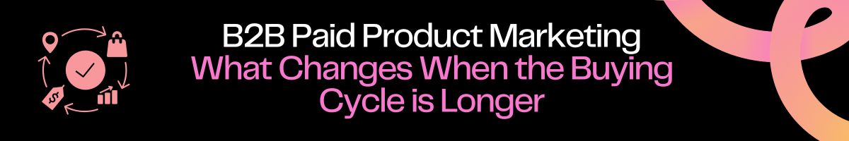B2B Paid Product Marketing