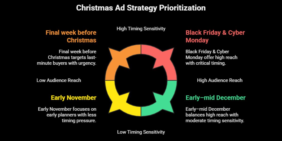Channel Strategy & Timing — When & Where to Run Your Christmas Gift Ads