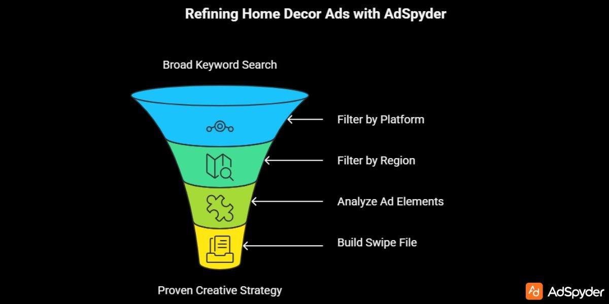How to Find Winning New Year Home Decor Ads With AdSpyder