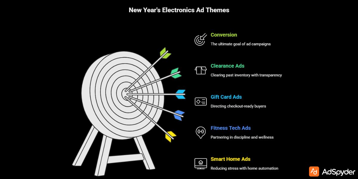 The Five New Year’s Electronics Ad Themes That Convert
