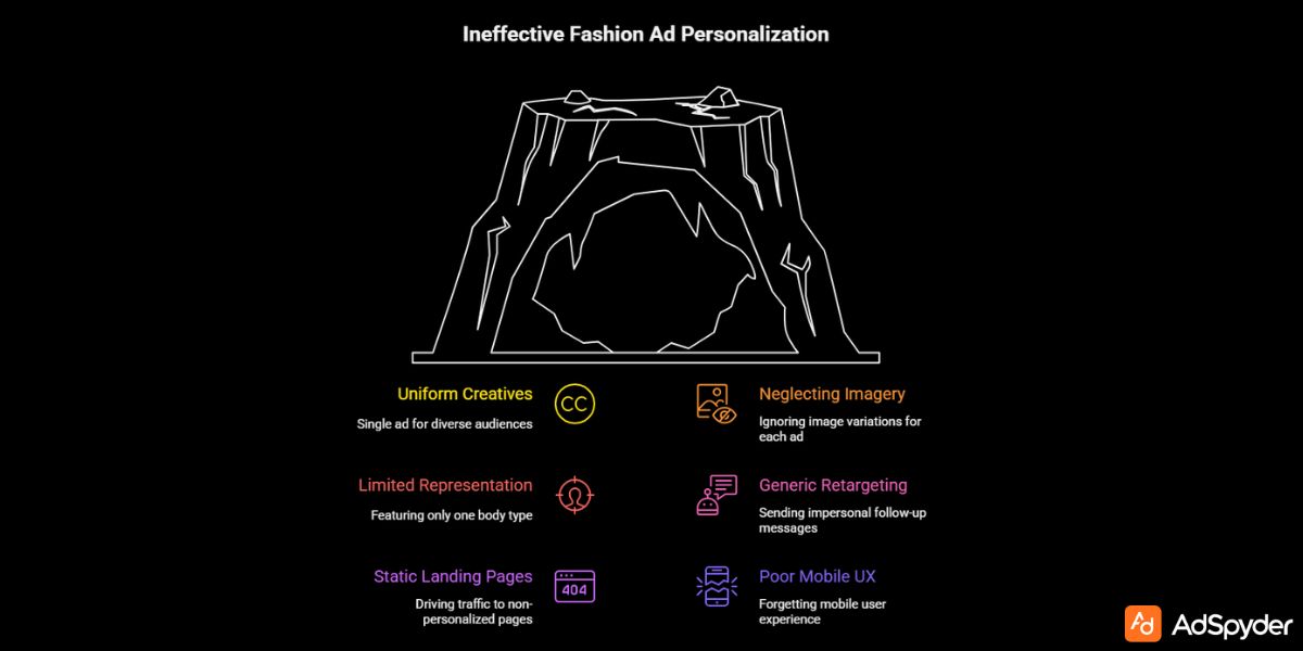 Common Mistakes in Personalized Fashion Ads