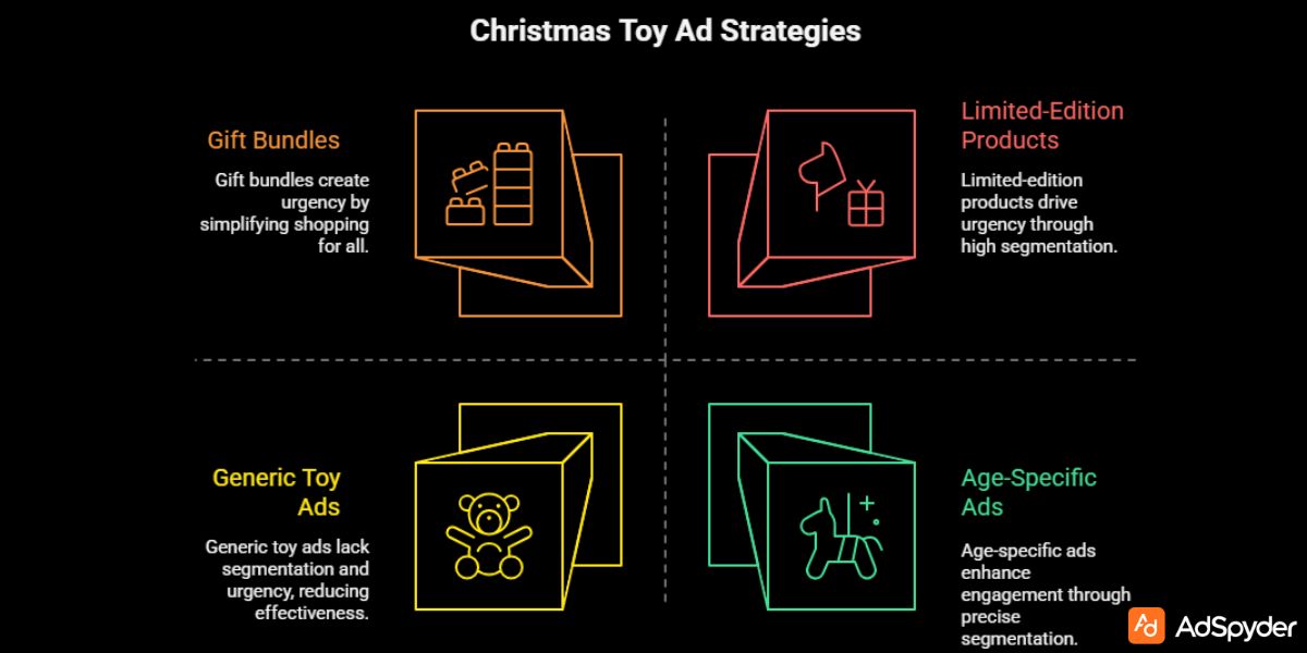 High-Performing Themes & Angles for Christmas Toy Ads