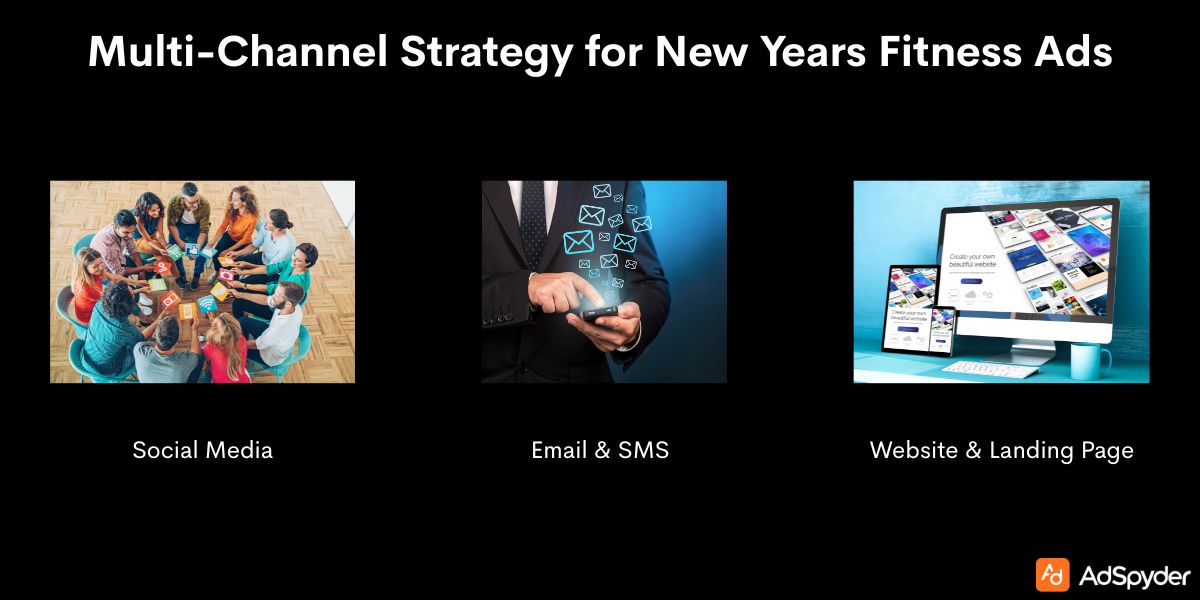 Multi-Channel Strategy for New Years Fitness Ads