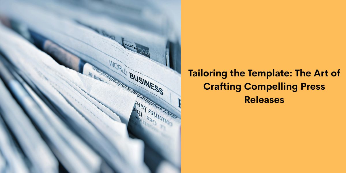 Tailoring the Template: The Art of Crafting Compelling Press Releases