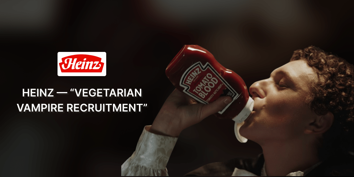 Heinz — “Vegetarian Vampire Recruitment”