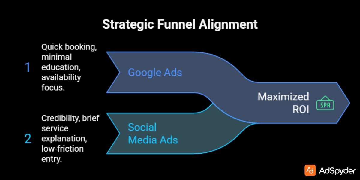 Aligning Spa Lead Generation Funnel Across Google and Social Ads