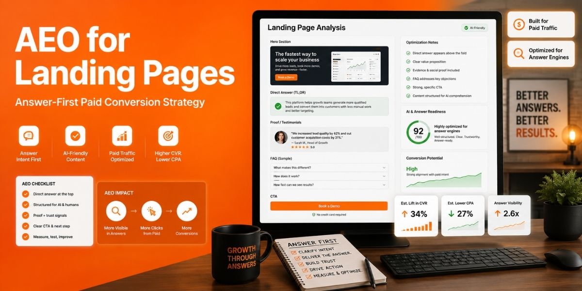 Answer Engine Optimization for Paid Landing Pages