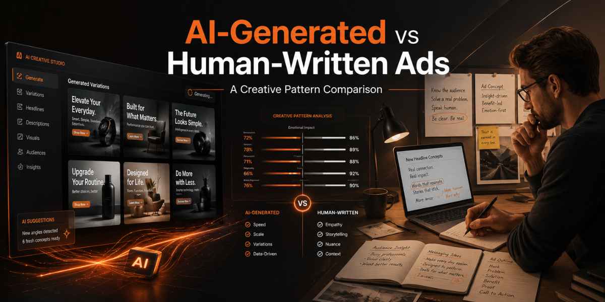 AI Generated vs Human Written Ads