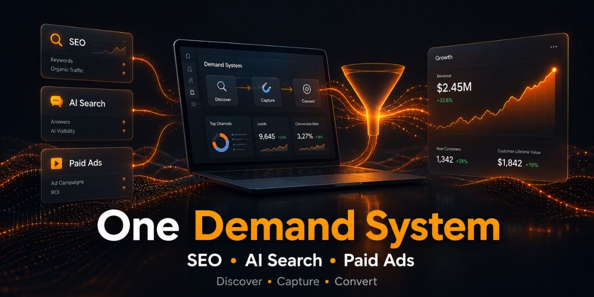 How to Combine SEO, AI Search and Paid Ads into One Demand System