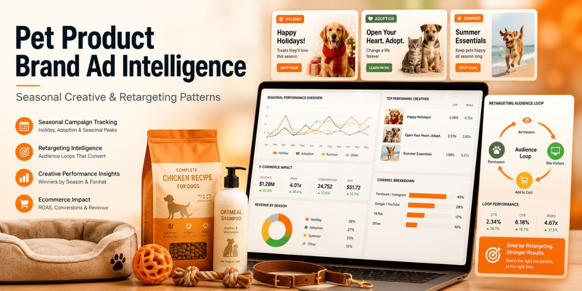 Pet Product Brand Ad Intelligence