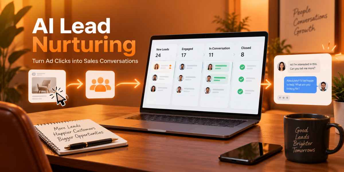 AI Lead Nurturing Turn Ad Clicks Into Sales Conversations