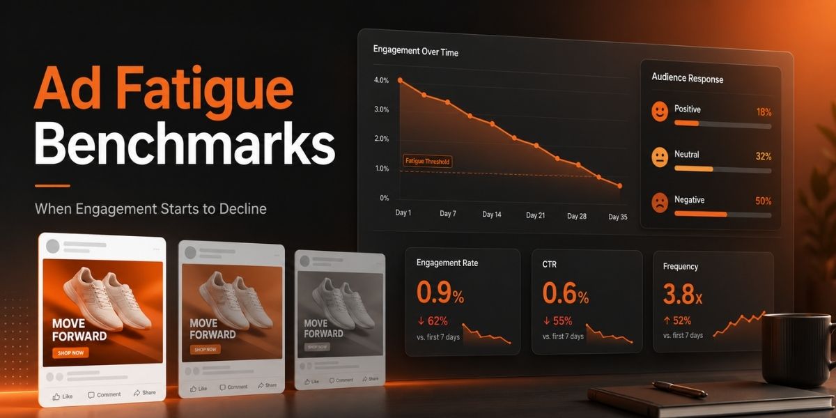 Ad Fatigue Benchmarks When Engagement Starts to Decline