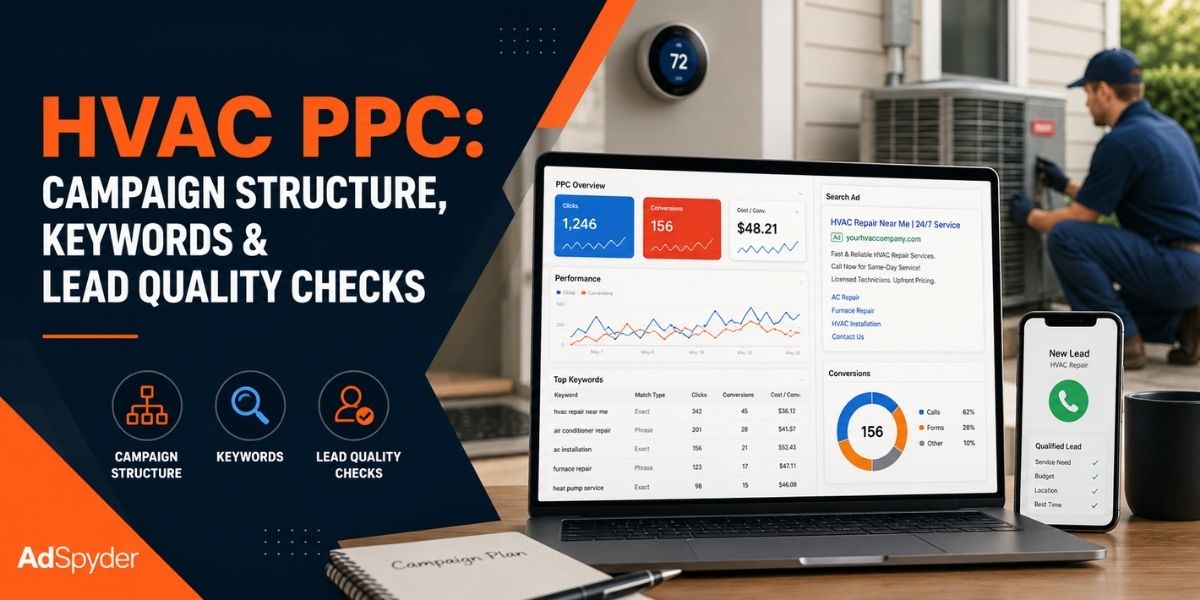 HVAC PPC: Google Ads Structure, Keywords & Lead Quality