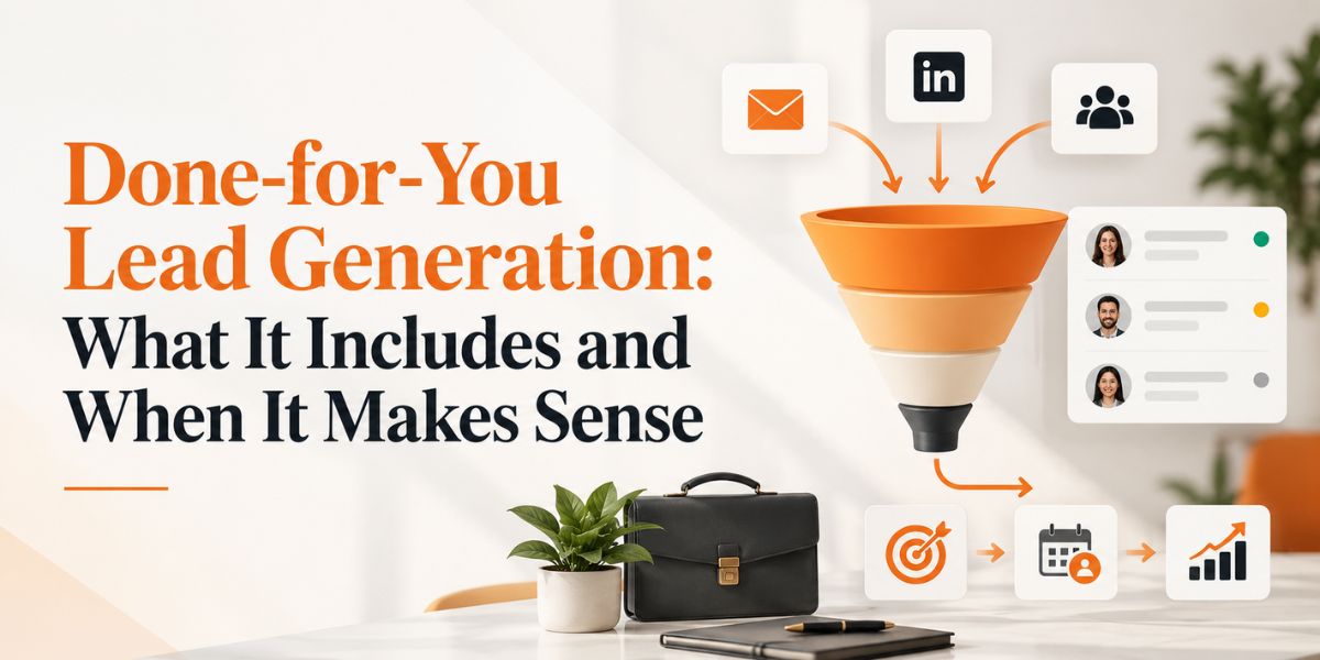 Done-for-You Lead Generation What It Includes and When It Makes Sense