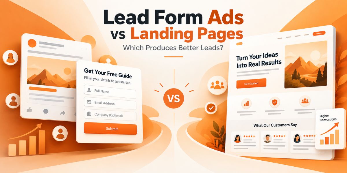Lead Form Ads vs Landing Page