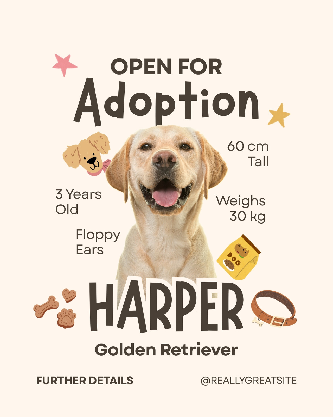 Dog Adoption Ad