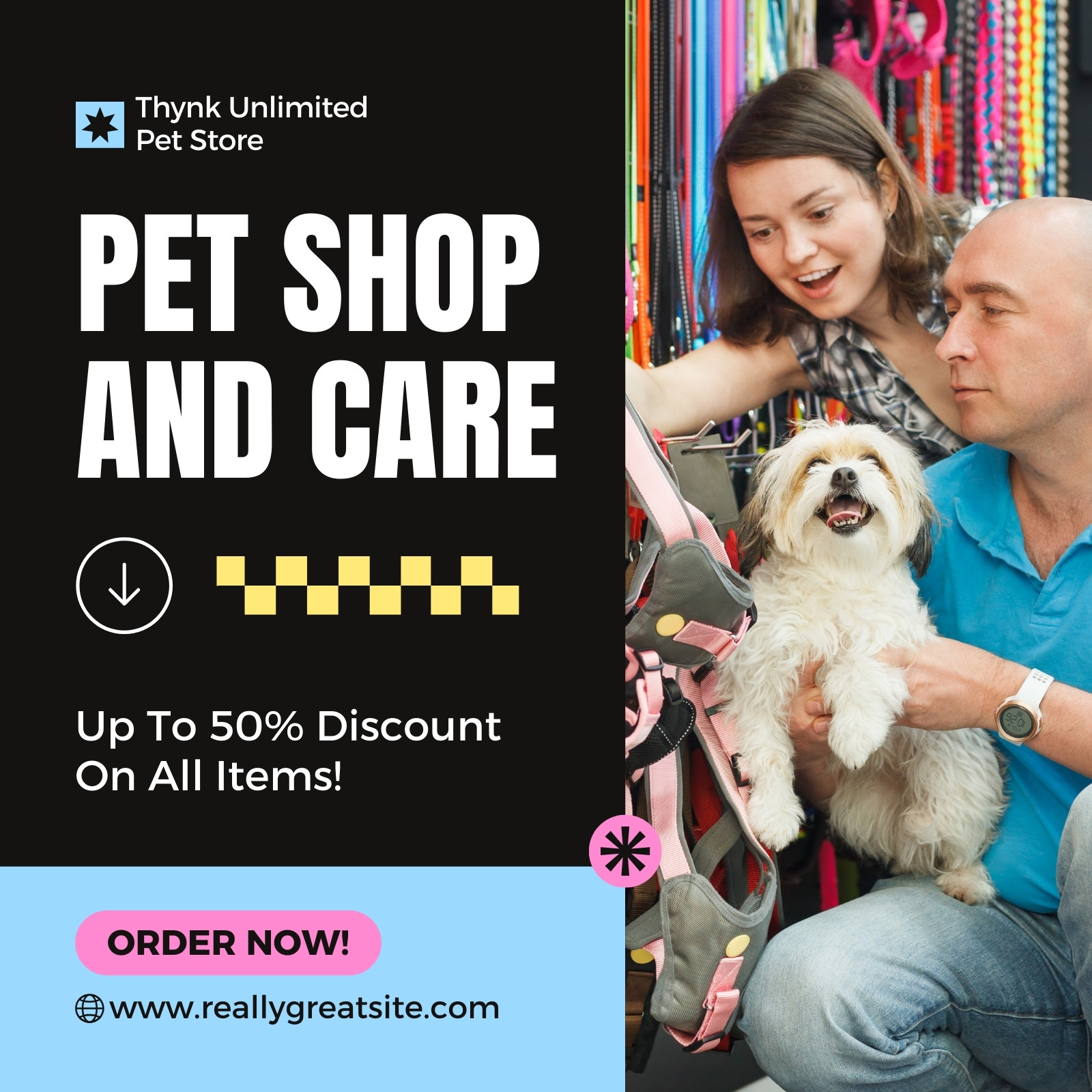 Pet Shop and Care Ad