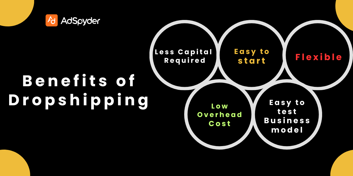 Benefits of dropshipping