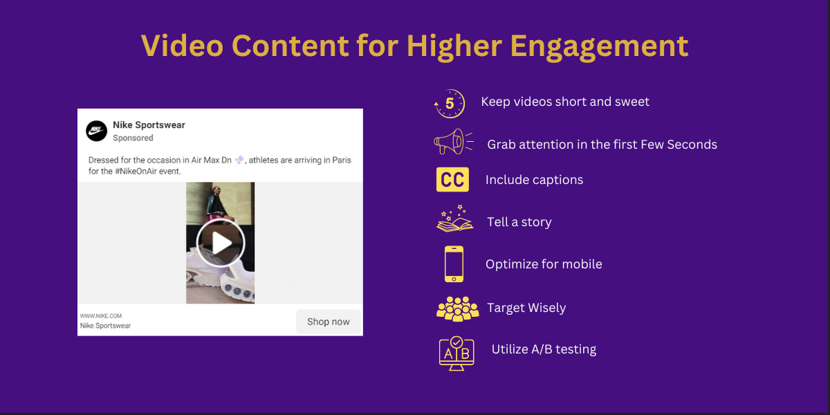 Leveraging Video Content for Higher Engagement