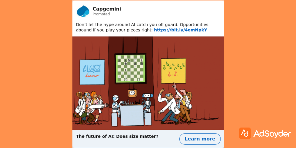 Capgemini: Top LinkedIn ad examples