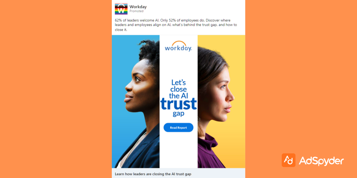 Workday: Top LinkedIn ad examples