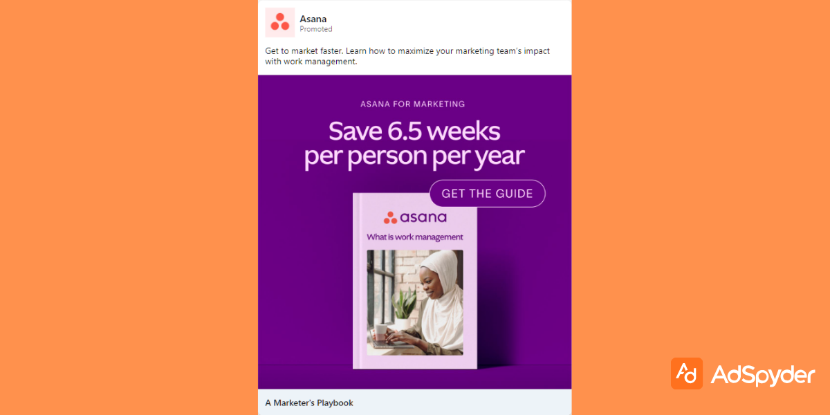 Asana: Top LinkedIn Ad Examples