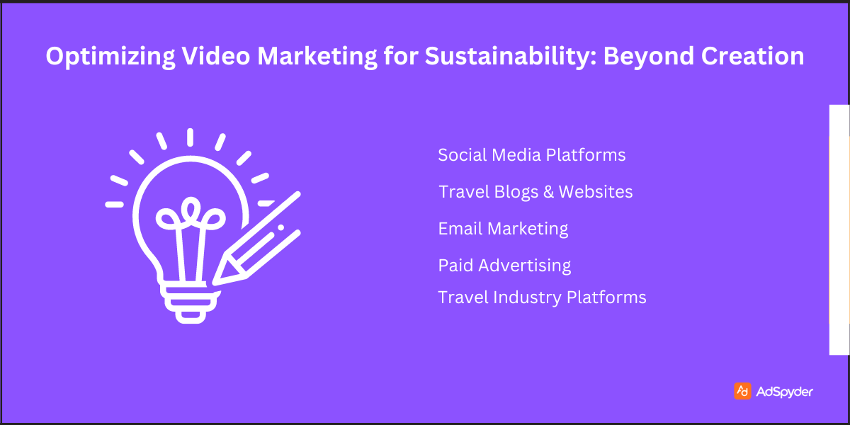 Optimizing Video Marketing for Sustainability: Beyond Creation