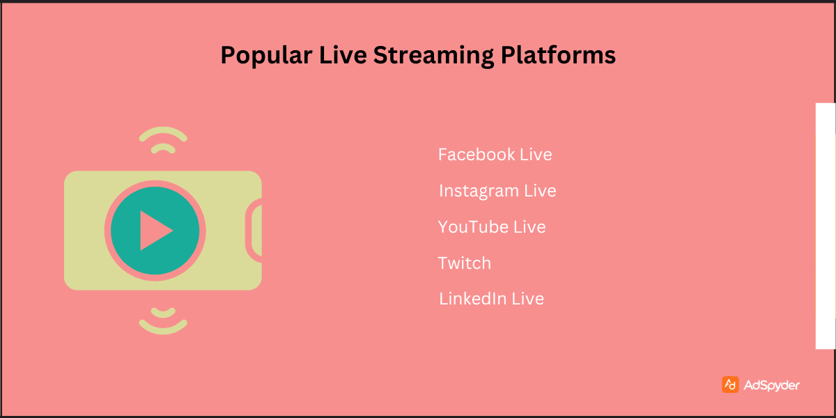 Popular Live Stream Marketing Platforms